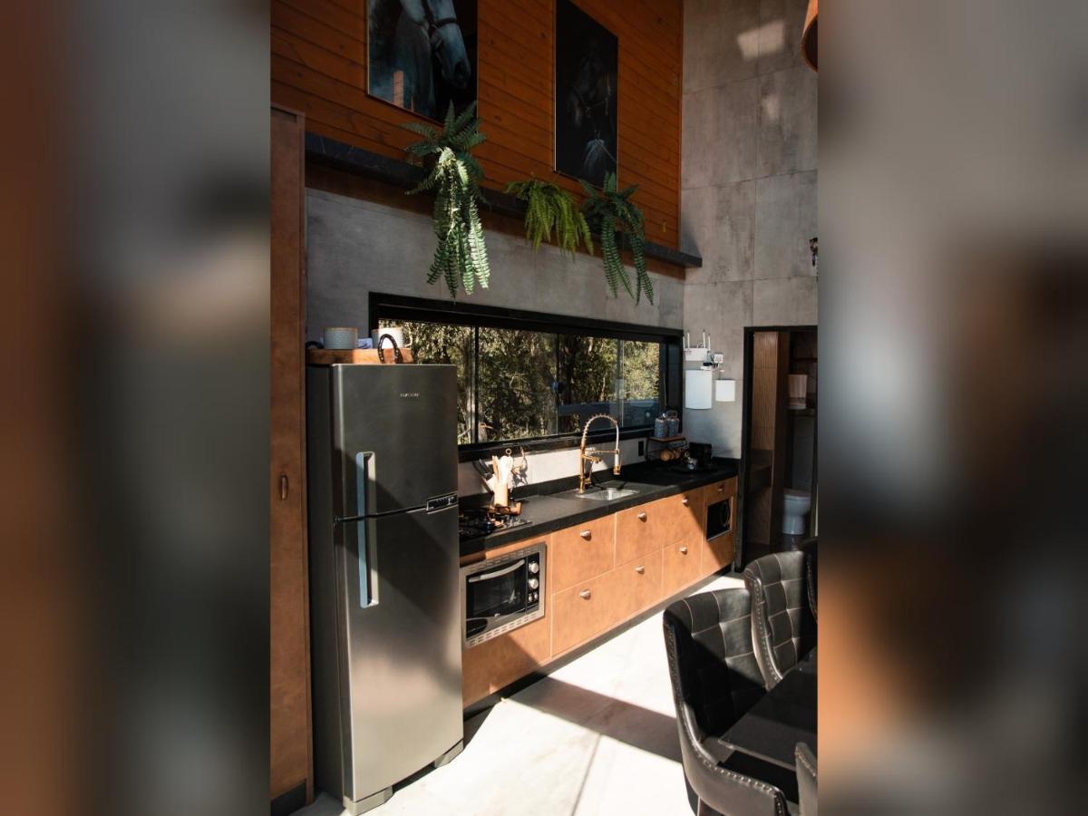 Cabana Horses La Contemporanea Proximo A Cidade E Vista Ponto Turistico Pedra Morro Do Campestre Urubici Eksteriør billede